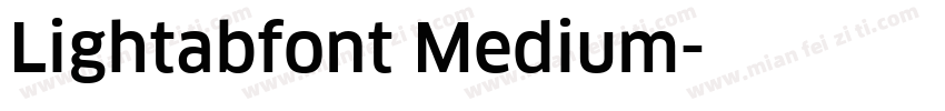 Lightabfont Medium字体转换